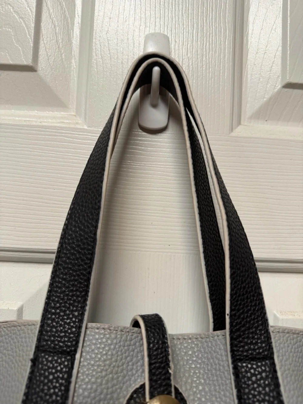 Kenneth Cole Reaction pebbled faux leather tote bag